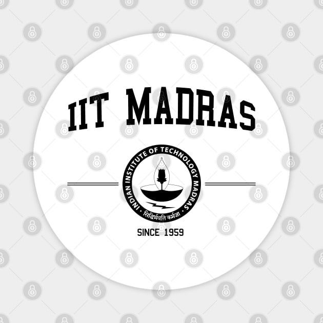 IIT Madras Chennai Aluminai Alma Mater Indian Magnet by alltheprints
